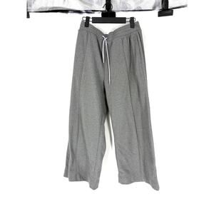 Gray Stio fleece wide leg pants, M